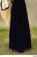  Photos Woman in Historical Dress 23 Blue dress Medieval clothing lower body 0007.jpg
